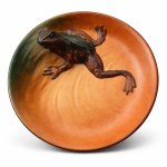 Art Nouveau ceramic platter,Danish manufactory P. Ipsens Enke,1920s