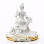 Biscuit Figural Group in Rococo Style