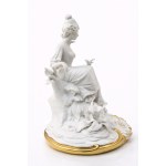 Gruppo figurativo di bisquit in stile rococò