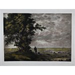 Joseph Pankiewicz (1866-1940) "Sheep Grazing".