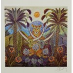 Jan Plaskocinski (1919-1993), Monkey,Elephant,Tiger (triptych)