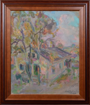 Kasper POCHWALSKI (1899-1971), Pejzaż - Dom, 1946