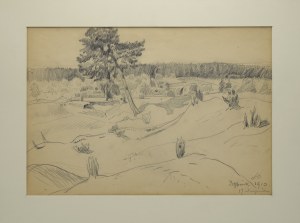 Stanisław CZAJKOWSKI (1878-1954), Pejzaż spod Dębnika, 1910