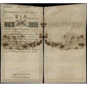 Poland, 25 gold, 8.06.1794