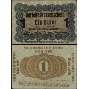 Poland, 1 ruble, 17.04.1916, Poznań