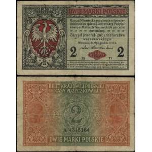 Poland, 2 Polish marks, 9.12.1916