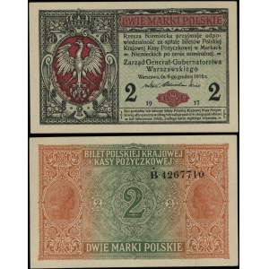 Poland, 2 Polish marks, 9.12.1916