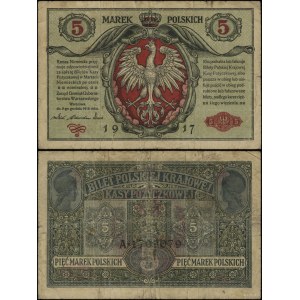Poland, 5 Polish marks, 9.12.1916