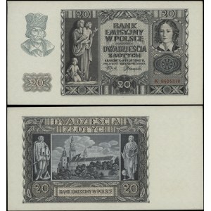 Polska, 20 złotych, 1.03.1940, K