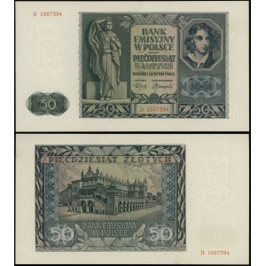 Poland, 50 zloty, 1.08.1941, D