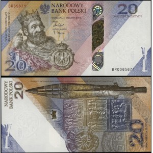 Poland, 20 zloty, 21.01.2025