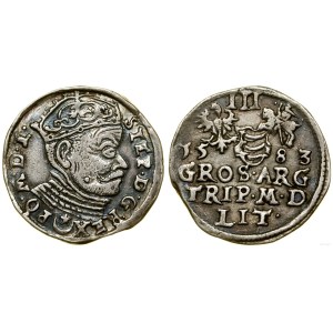 Poland, trojak, 1583, Vilnius