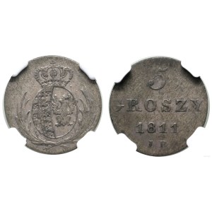 Polska, 5 groszy, 1811 IB, Warszawa