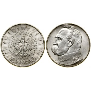 Poland, 10 zloty, 1938, Warsaw