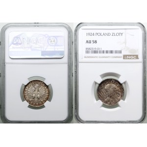Polen, 1 Zloty, 1924, Paris