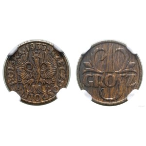 Poland, 1 grosz, 1933, Warsaw