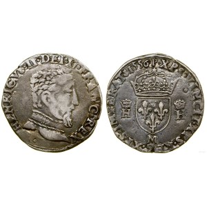 France, teston, 1556, Toulouse