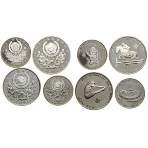 South Korea, set of 4 coins, Taejŏn