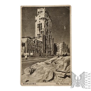 Postcard from the People's Republic of Poland: The Destroyed Prudential Hotel/Napoleon Square