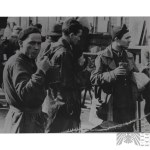 Home Army: Unpublished Photograph of Home Army Soldiers in Captivity During a Meal—Model 36 Uniform