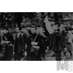 Home Army: Unpublished Photograph of Home Army Soldiers Being Taken into Captivity - Flag, Warsaw Uprising