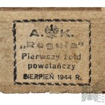 Warsaw Uprising/Home Army 10 zlotych Banknote, April 1, 1940, Series H, Serial Number 3445327, "First Insurgent Pay" August 1944 - Numismatics