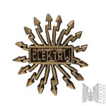Second Polish Republic/Home Army Badge: Warsaw Municipal Power Plant, Powiśle