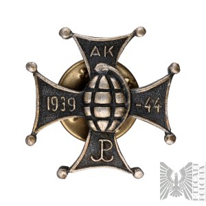 Home Army/People's Republic of Poland: 10th Home Army Artillery Regiment Badge - Mokotów