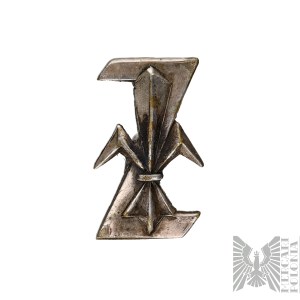 Home Army/People's Republic of Poland: Zawisza Organization Badge - Gray Ranks
