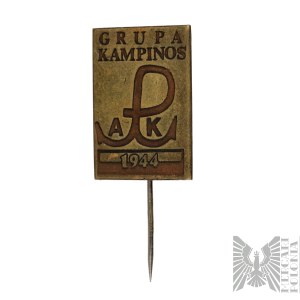Home Army/People's Republic of Poland Commemorative Badge: Kampinos Group 1944