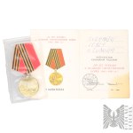 [SUCHANEK] Armée populaire / République populaire de Pologne : ensemble de documents et de décorations ayant appartenu à Jerzy Suchanek – Armée populaire, Insurrection de Varsovie, « Bacyl », Services de santé