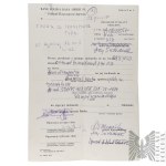 [SUCHANEK] Armée populaire / République populaire de Pologne : ensemble de documents et de décorations ayant appartenu à Jerzy Suchanek – Armée populaire, Insurrection de Varsovie, « Bacyl », Services de santé