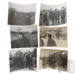 [SBÍRKA RODINY JEŻEWSKÝCH] Domácí armáda/PSZnZ Sada 19 fotografií bratrů Jeżewských Německá okupace – Varšava, Praga, VI. obvod Praga