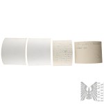 [JEŻEWSKI FAMILY COLLECTION] Home Army/PSZnZ Set of 4 Photographs of the Jeżewski Brothers German Occupation Traffic Signs, Speed Limits, Guards Division—Warsaw, Praga, 6th Praga District, Lubeka
