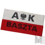 Home Army/Third Republic of Poland “Baszta” Regiment Veteran Armband – Mokotów
