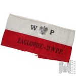 Home Army/Third Republic of Poland Veteran Armband, “Żaglowiec” Group, 21st Warsaw Infantry Regiment – Żoliborz, 2nd District “Żywiciel”