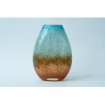 Glass vase , "Sand of the Baltic"