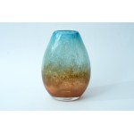 Glass vase , "Sand of the Baltic"