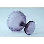 Glass fruitbowl , Almonds - HSG Ząbkowice - E. Trzewik-Drost - Purple