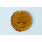 Glass medallion , "Weight - HSG Ząbkowice