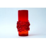 Glass vase with braid - Cracow Institute of Glass - J. Słuczan-Orkusz - Damaged from 1 zl.