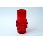 Glass vase with braid - Cracow Institute of Glass - J. Słuczan-Orkusz - Damaged from 1 zl.