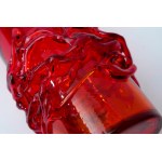 Glass vase with braid - Cracow Institute of Glass - J. Słuczan-Orkusz - Damaged from 1 zl.