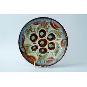 Piatto astratto in ceramica - ,,Gres'' Lysa Góra