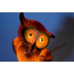 Porcelain lamp , "Owl". - Steatite Katowice - Z. Buksowicz