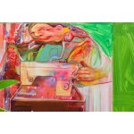 Radek Szlaga (b. 1979, Gliwice), Woman with a sewing machine, 2016