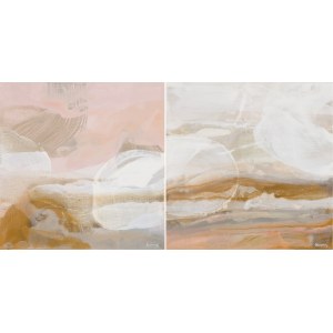 Kamila Kraus (b. 1979), Children of paradise, diptych, 2018