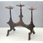 Metalwork - Three-armed candlestick holder PRL design