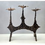 Metalwork - Three-armed candlestick holder PRL design
