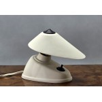ESC white Bakelite table lamp - Czechoslovakia 1930s